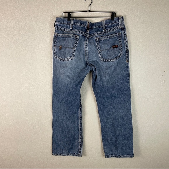 Ariat Work FR Low Rise M4 Boot Jeans Size 38X30 - Picture 6 of 11